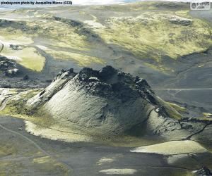 yapboz Volkan Laki, İzlanda